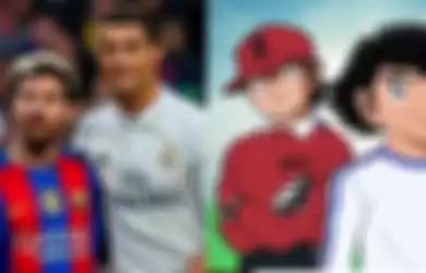 Kabarnya, Messi dan Ronaldo bakal masuk serial anime Tsubasa!