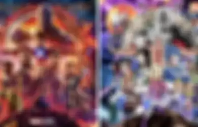 Poster Avenger: Infinity War mirip Tournament of Power