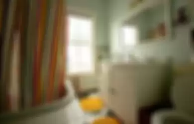 Kamar Mandi Mini yang Colourful