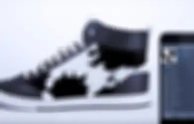 Sepatu Sneakers Ini Bisa Berganti Warna dan Motif Sesuai dengan Gambar di Ponsel Anda