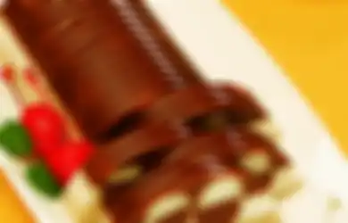 Resep Sehat: Puding Cokelat Putih Saus Peach