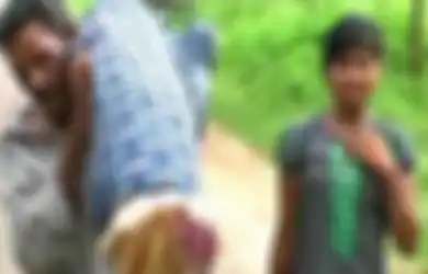 Tak Mampu Sewa Ambulans, Dana Majhi Gotong Mayat Istrinya Sejauh 12 Km