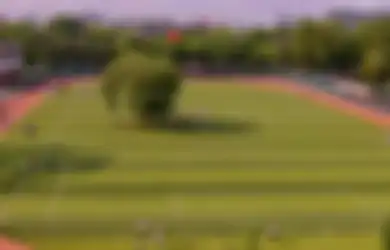Bermain Bola di Lapangan Ini Wajib Hati-hati Jika Tak Ingin…Buk, Menabrak Sebuah Pohon