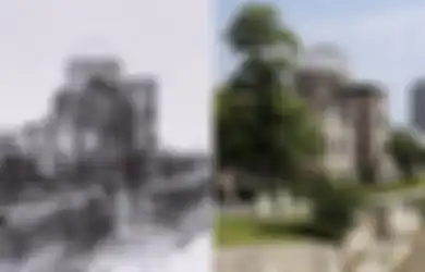 Seram! Seperti Inilah Pemandangan Kota Hiroshima dan Nagasaki Sesaat Setelah Bom Atom Dijatuhkan dan Saat Ini