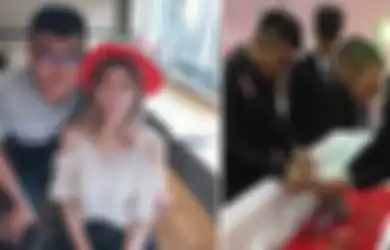 Mengharukan! Walau Penuh Air Mata, Pria Ini Tepati Janji untuk Adakan Pesta Pertunangan di Pemakaman Pacarnya