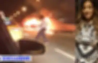 Bukannya Menolong, Sopir Taksa Ini Justru Kabur Saat Penumpangnya Terbakar Hidup-hidup