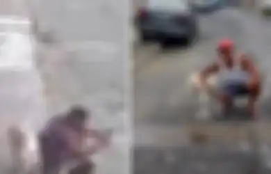 Alih-Alih Menghajarnya, Pria Baik Hati Ini Putuskan Mengadopsi Anjing yang dengan Iseng Mengencinginya