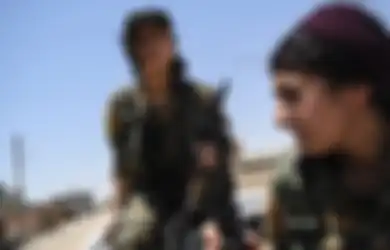 Para Petempur Wanita Yazidi Ini Turut Menentukan Kehancuran Militan ISIS di Ragga Suriah