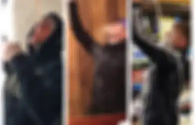 Viral! Tantangan Minum Tanpa Menekuk Tangan, Ada Yang Bisa?