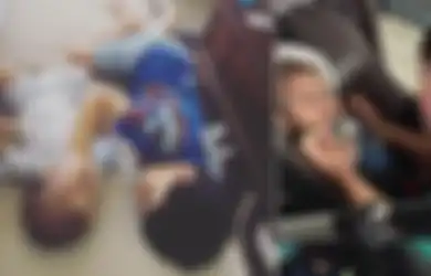 Siapa yang Tidak Terharu Melihat Balita 3 Tahun yang Tertangkap Kamera Menghibur Adiknya yang Mengidap Kanker Ini?