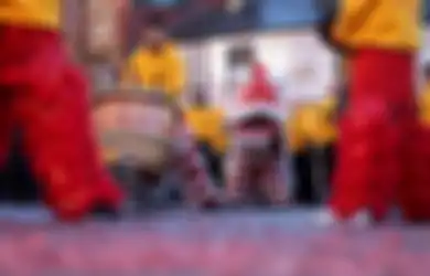 Pesta Imlek di Taiwan: Tari Satu Kaki Tanda Dewa Mengabulkan Permintaan