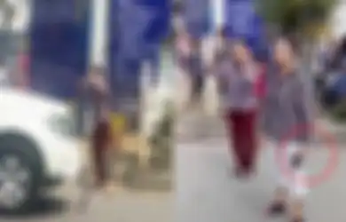 (Video) Tertahan oleh Mobil yang Parkir Sembarangan, 2 Ibu Ini Mengamuk dengan Kapak dan Tiang Logam