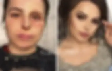 (Foto) Kekuatan Make-Up Sulap Wanita-wanita Ini Menjadi Seperti Selebritas Hollywood