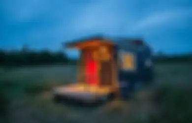 (Foto) Harganya Memang Selangit, tapi Rumah Mungil nan Unik Ini Hanya Dibuat dengan Sistem Portabel dan dari Bahan Tak Terpakai