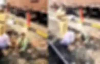 Ajaib! Pria Ini Tertabrak Kereta Hingga Tubuhnya Terbelah, Namun Ia Masih Hidup dan Berbicara