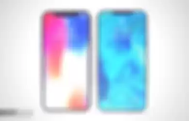 (Konsep) iPhone X Cantik dengan Bezel dan Notch Lebih Tipis, Dual-SIM