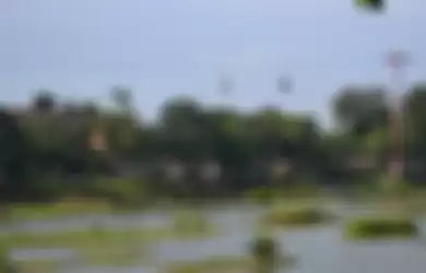 Danau Arsipel di Taman Mini Indonesia Indah, Jakarta. | Fitri Prawitasari/Kompas.com