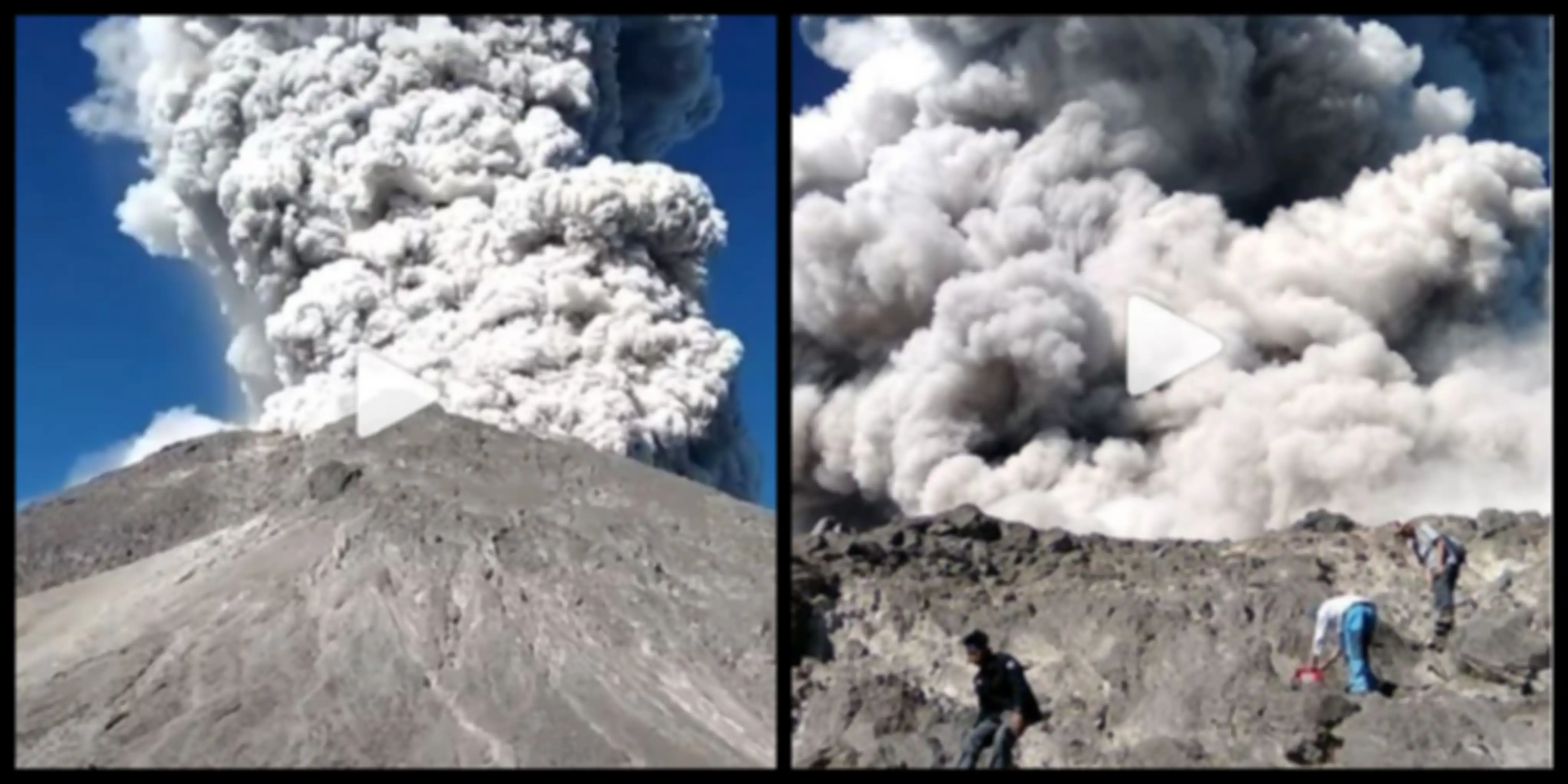 Detik-detik saat Merapi Erupsi