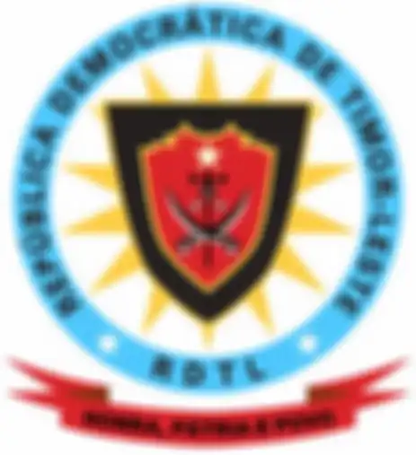 Lambang negara Timor Leste periode 2002-2007.