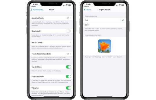 Pengaturan Haptic Touch di iPhone