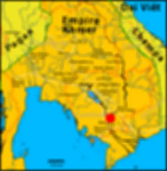 Daerah kekuasaan Kekaisaran Khmer.