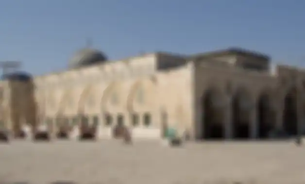 Masjid Al Aqsa yang berada di Kota Tua Yerusalem.