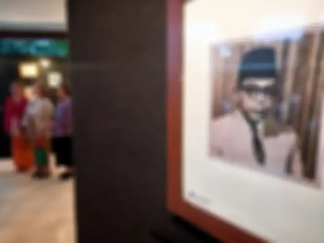 Pembukaan Pameran Haul ke-44 Mohammad Hatta di Kompleks Makam Bung Hatta, Tanah Kusir, Jakarta Selatan 