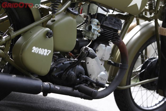 Modifikasi BSA M20 Army Look CCI