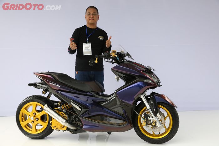 Aerox Bunglon Sabet Gelar The Best Elegant di Customaxi 