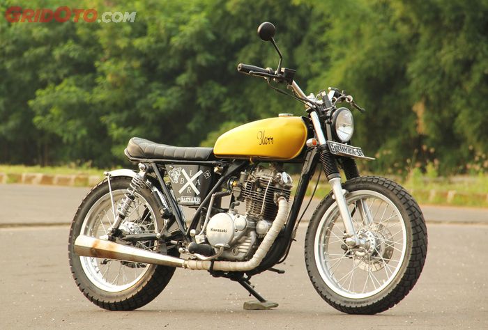  Dari  Habis Terbakar KZ200 Kini Tampil Maksimal Gaya Motor  