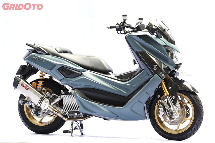 Tampak sebelah kanan Yamaha NMAX pemenang grand final customaxi 
