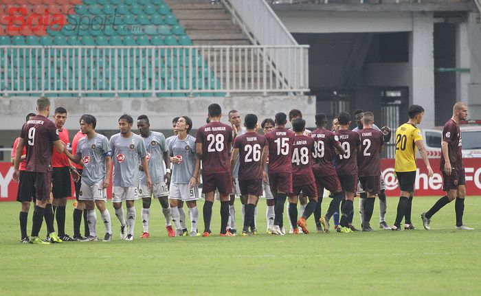 PSM Makassar Vs Kaya FC di Stadion Pakansari, Kabupaten Bogor, Selasa (2/4/2019).