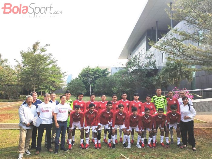 Skuat Garuda Select jilid kedua di Kedubes Inggris, Jakarta Selatan, Selasa (8/10/2019).