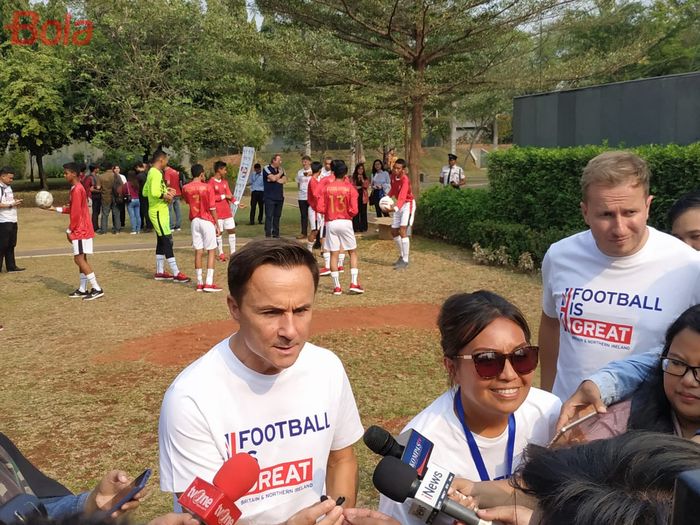 Direktur Program Garuda Select, Dennis Wise, di Kedubes Inggris, Jakarta Selatan, Selasa (8/10/2019).