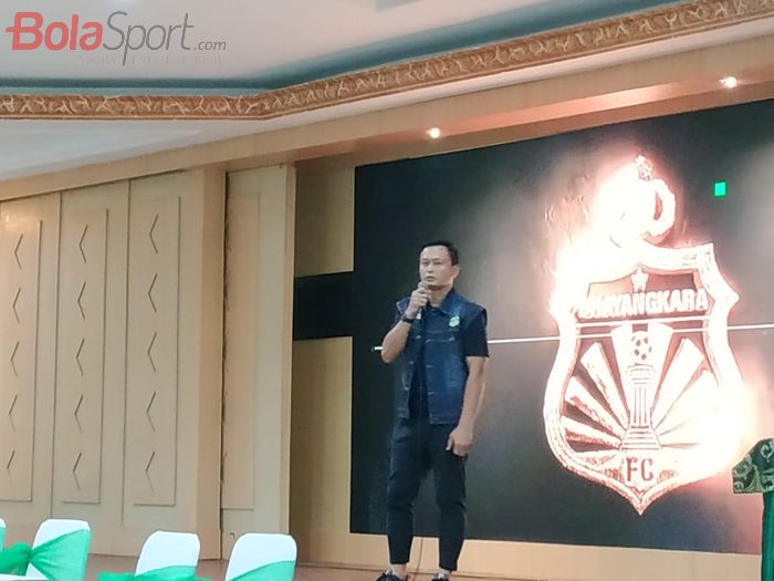 Direktur Teknik Bhayangkara FC, Yeyen Tumen, di Wisma Kemenpora, Jakarta, Jumat (13/12/2019).