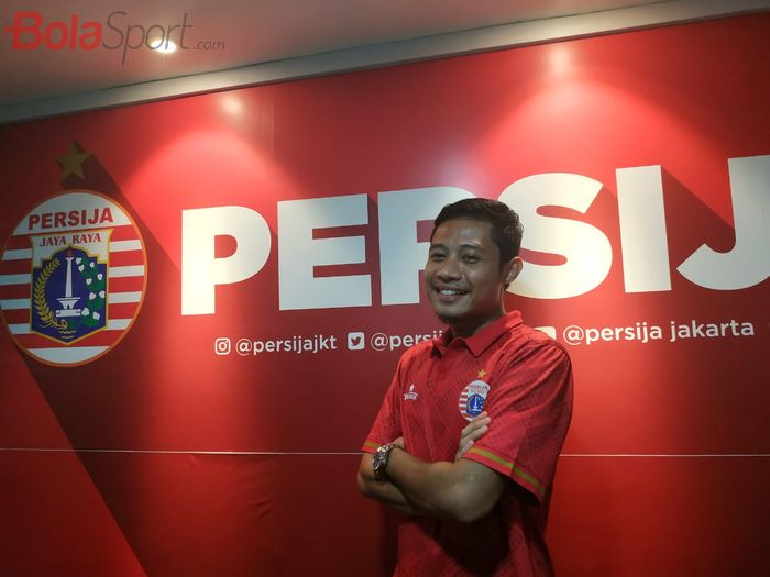 Evan Dimas diresmikan sebagai pemain Persija Jakarta, Sabtu (11/1/2020).