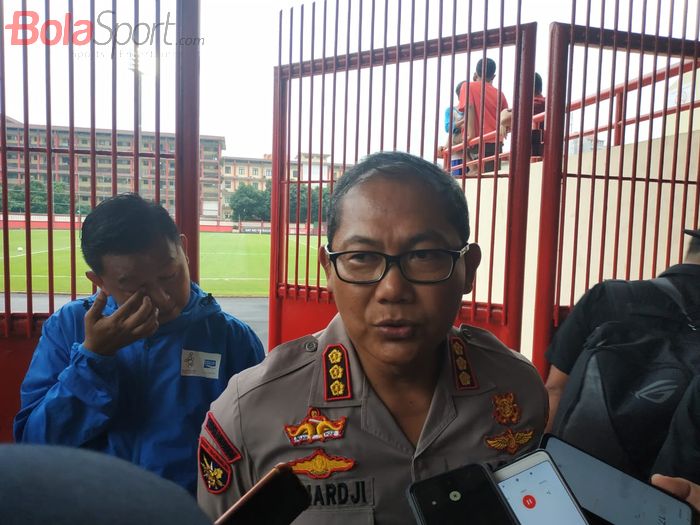 COO Bhayangkara FC, Sumardji di Stadion PTIK, Jakarta, Rabu (5/2/2020).