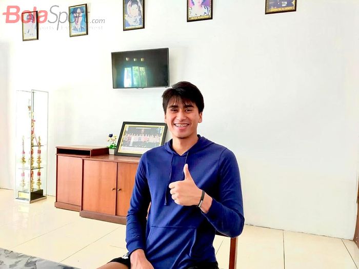 Atlet Timnas Putra Voli Indonesia, Fahri Septian Putratama, yang ditemui di sela sela persiapan menuju AVC Challenge Cup 2023, di Sentul, kawasan Bogor, Selasa (04/07/2023).