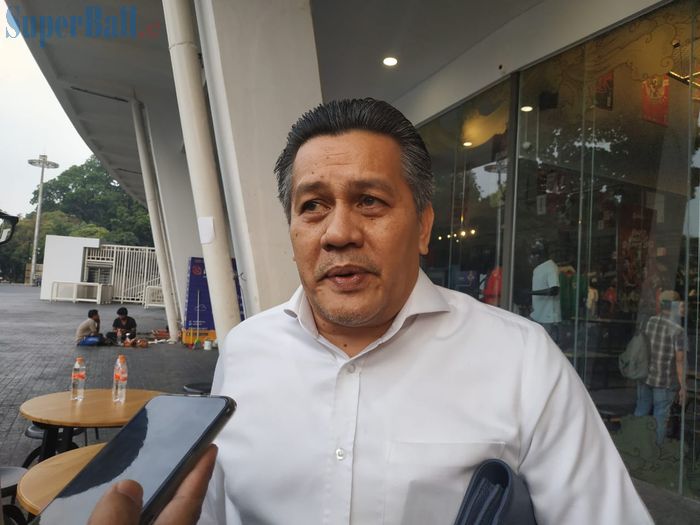  Anggota Komite Eksekutif (Exco) PSSI, Gusti Randa, di Garuda Store, Jakarta, Kamis (12/9/2019).