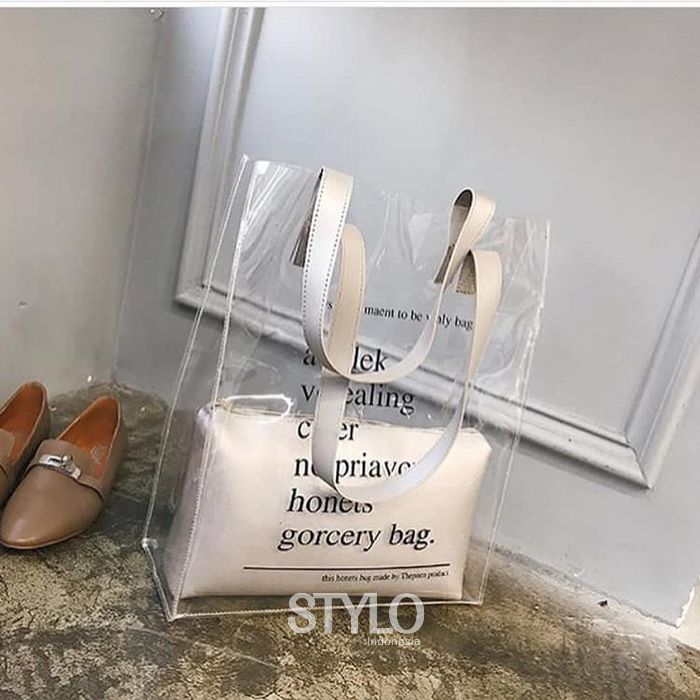 5 Rekomendasi Tote Bag Transparan Kekinian ala Jessica Iskandar Semua Halaman Stylo