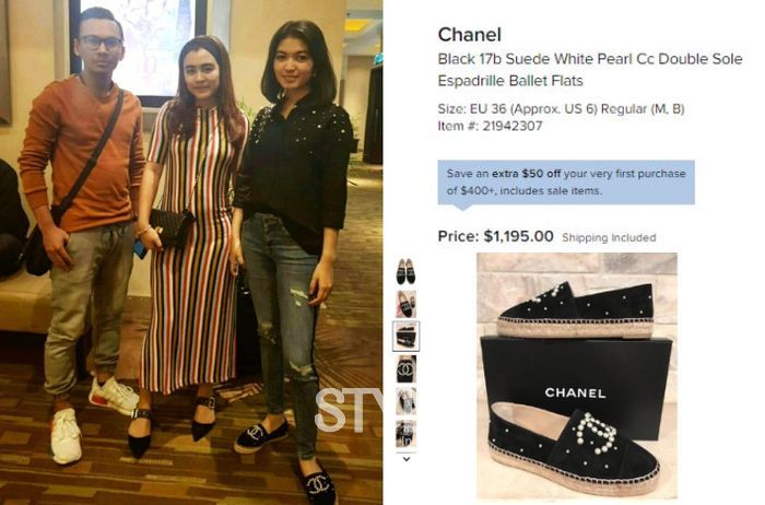 Harga sepatu cheap chanel espadrilles