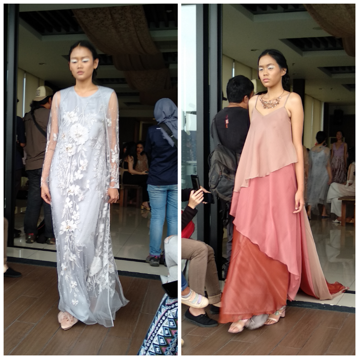 Terinspirasi dari bunga, koleksi Alto Prive X Tyna Kanna Mirdad di Djautama Building, Kamis (09/05/2019)