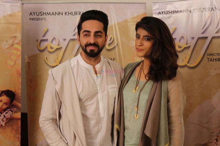 Ayushmann Khurrana,Tahira Kashyap at the promotion of Film Toffee on 12th Oct 2017 shown to user 