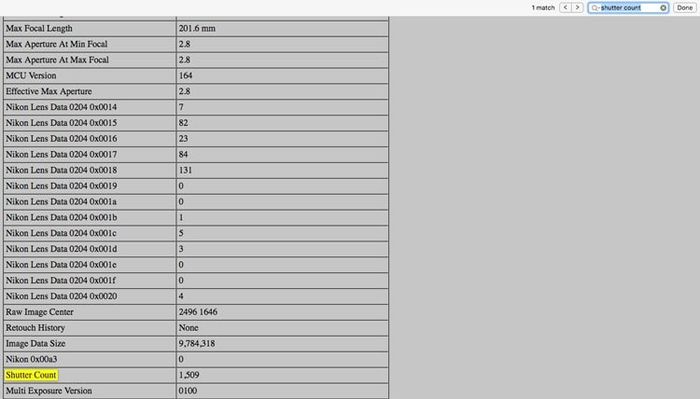 cara mengetahui jumlah shutter count di