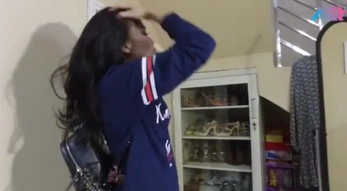 Lemari Tempat Ayu Menyimpan Koleksi Sepatunya
