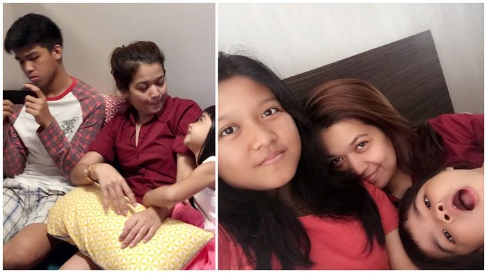 Yunita bersama anak-anak