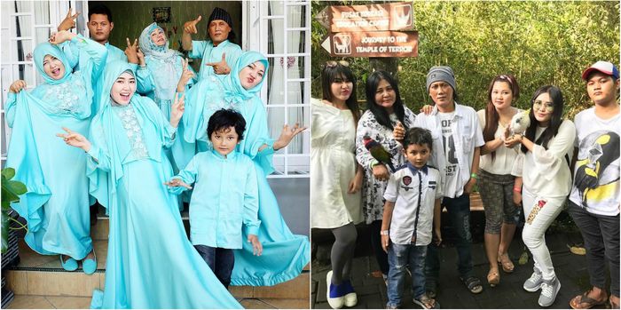kebersamaan Via Vallen dan keluarganya