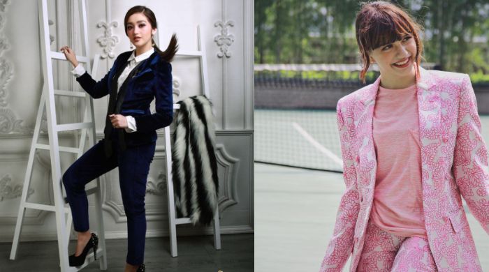 Ranty dan Cassandra dengan blazer