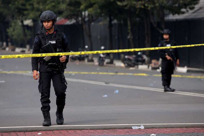 Suasana di dalam Mako Brimob Kelapa Dua, Depok pasca kerusuhan yang dilakukan narapidana terorisme,