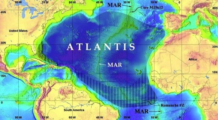 Peta Atlantis